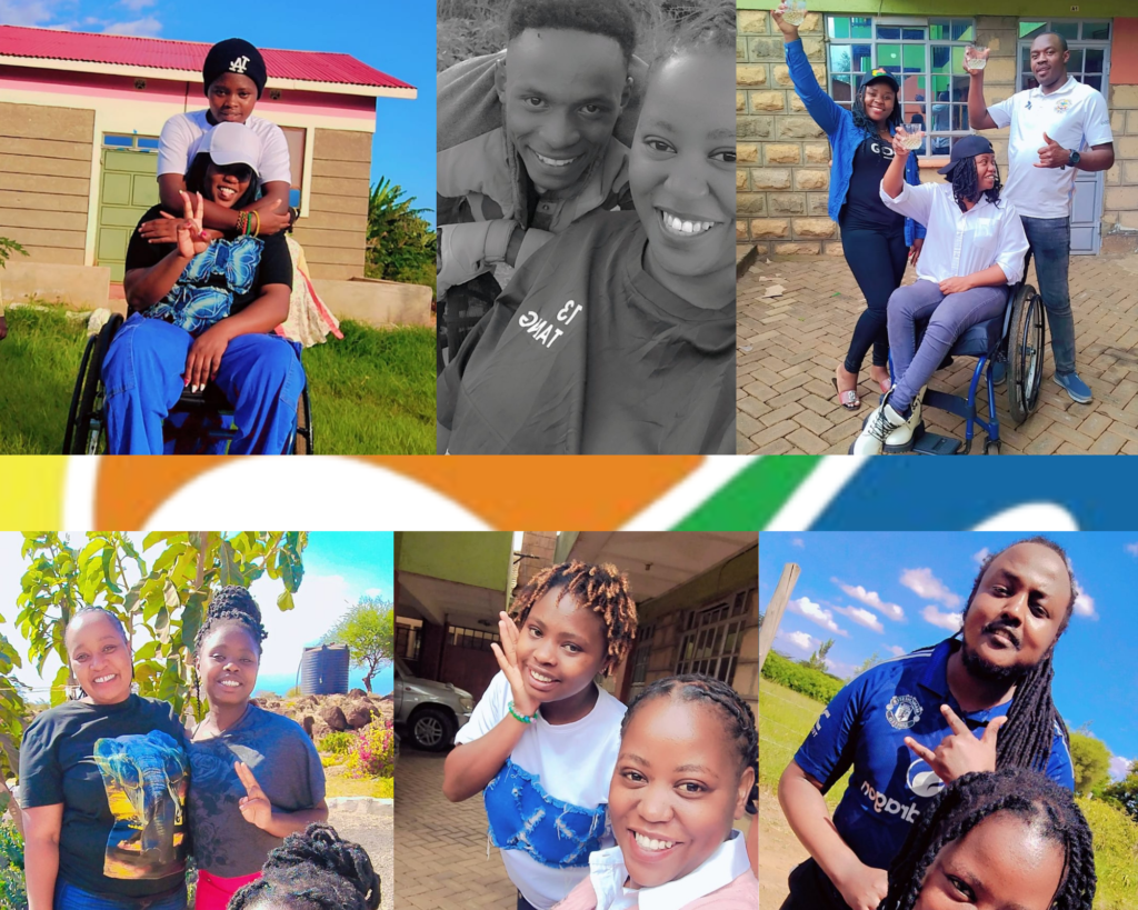 A photo collage of friends who held me down.